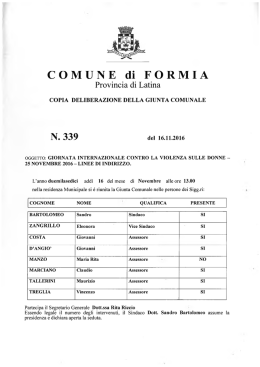 N. 339 - Comune di Formia