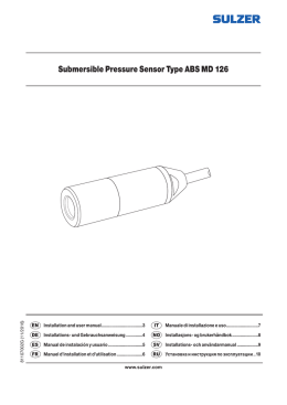 Submersible Pressure Sensor Type ABS MD 126