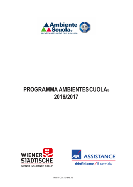 (contratto di assicurazione multirischio per le scuole) &ndash; A.S. 2016/2017