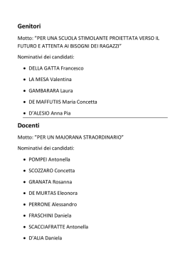 Liste candidati - Liceo Majorana