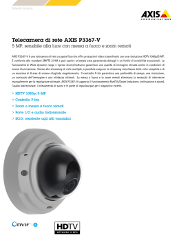 Telecamera di rete AXIS P3367-V