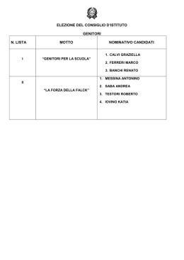 COMPONENTE GENITORI 16