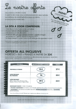 Offeta pacchetto ZOOM