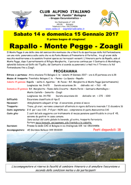 Rapallo - Monte Pegge - Zoagli