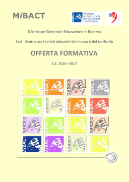 MiBACT-2 offerta formativa 2016-2017