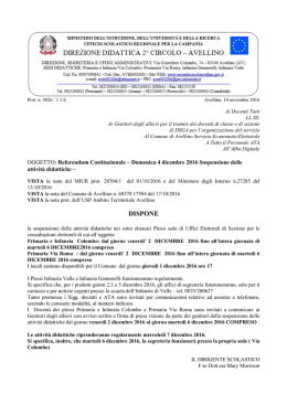 clicca - Direzione Didattica Secondo Circolo di Avellino