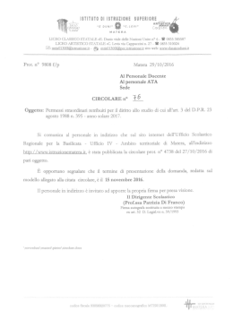 Permessi straordinari retribuiti per il diritto allo