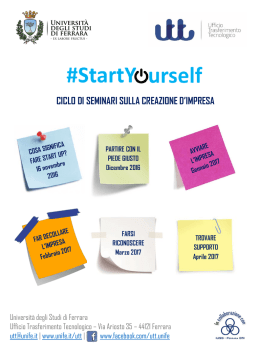 StartYourself - Cosa significa fare start up
