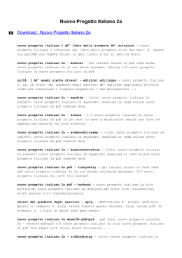 Nuovo Progetto Italiano 2a Ebooks