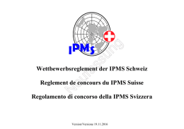 Neufassung - IPMS Schweiz, Sektion Zürich