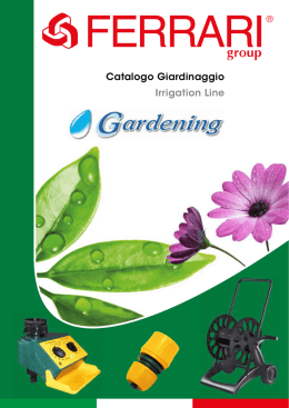 Catalogo Giardinaggio Irrigation Line