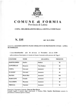N. 335 - Comune di Formia