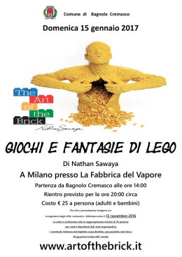 GIOCHI E FANTASIE di LEGO www.artofthebrick.it
