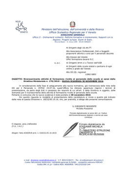 direttiva170_ven_nuova - Ufficio Scolastico Regionale per il Veneto