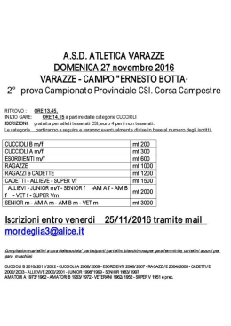 Varazze - Atletica Cairo