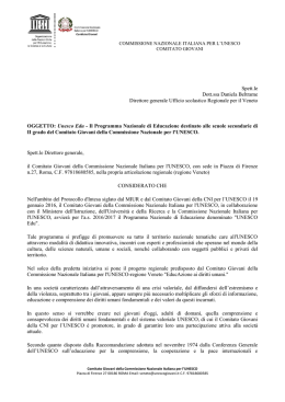 Unesco Edu - Ufficio Scolastico Regionale per il Veneto