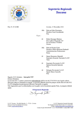 11.11.2016 c.c. pisa - interpello ntp