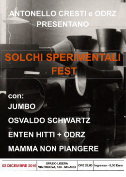 solchi sperimentali fest