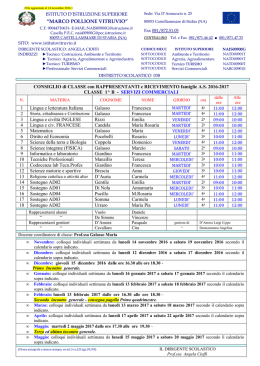 1Bp - Istituto d`Istruzione Superiore M.P.Vitruvio