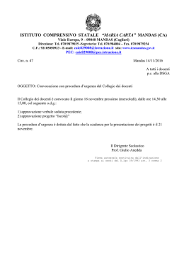 Circolare n. 47 CollegioDocenti 16nov