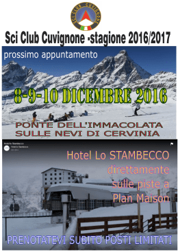 Ponte Immacolata a Cervinia