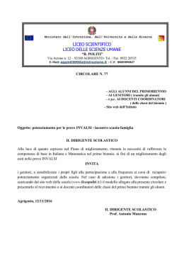 Leggi circolare n.77 - Liceo Politi Agrigento