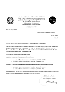 leggi tutto - giuliocesare.gov.it