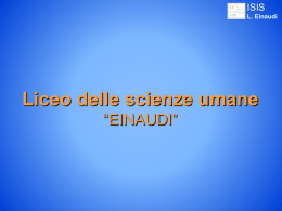 Liceo delle Scienze Umane