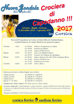 clicca qui - Nuova Gondola