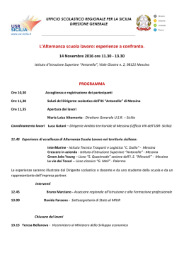Programma convegno Alternanza Messina 14-11-2016