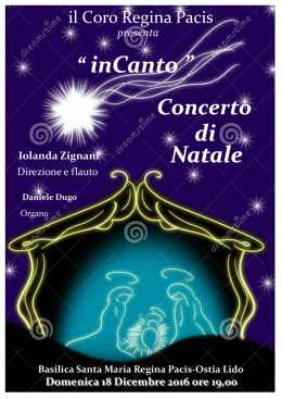 concerto natale 2016 - SITO UFFICIALE PARROCCHIA S.MARIA