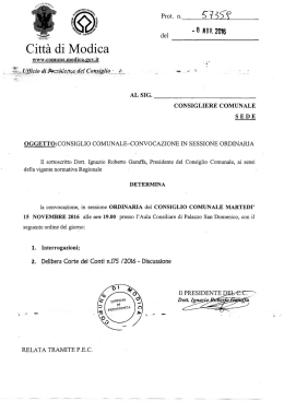 Page 1 Prot. n. S 73 5 $ &ndash; 8 N0W, 2016 S=