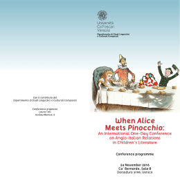 When Alice Meets Pinocchio: