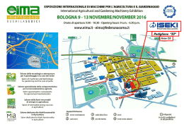 Piantina EIMA 2016_ISEKI