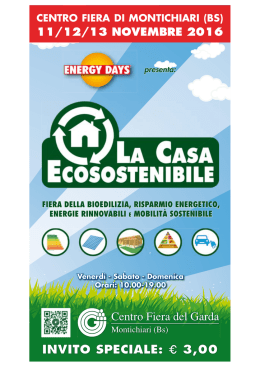 EVENTI/FIEREInvito e presentazione