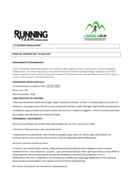 cansiglio run 2017 -percorso family run