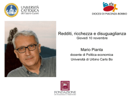 Mario Pianta - Centri di Ricerca