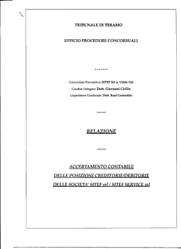 Perizia contabile - Fallimenti e Aste