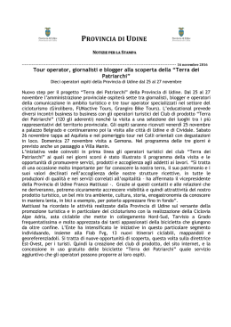 notizia per la stampa