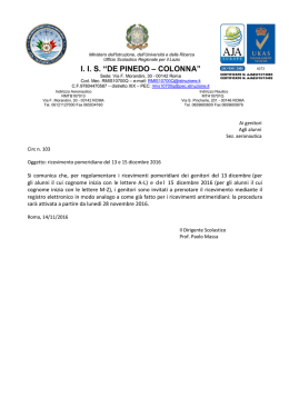 103 Ricevimento PM Genitori - De Pinedo