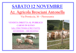 Az Agricola Bresciani Novembre