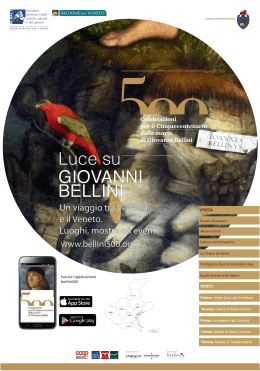 Luce su Giovanni Bellini 1516 2016 - manifesto - Events