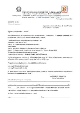 Uscita didattica a Venezia 2DLA