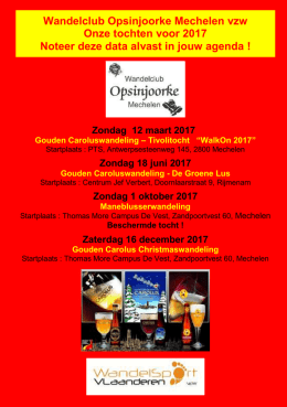Wandelorganisaties 2017