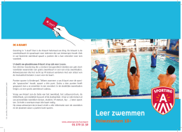 Leer zwemmen - Antwerpen.be