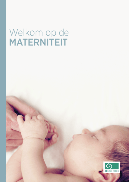 Onthaalbrochure materniteit - AZ Sint