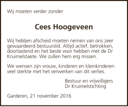 Cees Hoogeveen