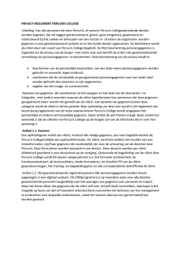 Privacyregelement - Percuris College