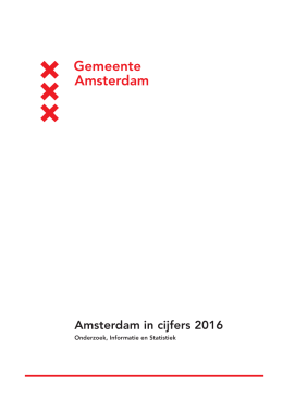 Samenvatting Amsterdam in cijfers 2016