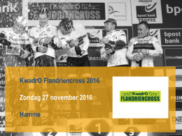 KwadrO Flandriencross 2016 Zondag 27 november 2016